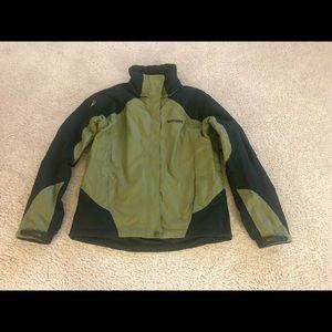Marmot Olive and Black Ski Jacket